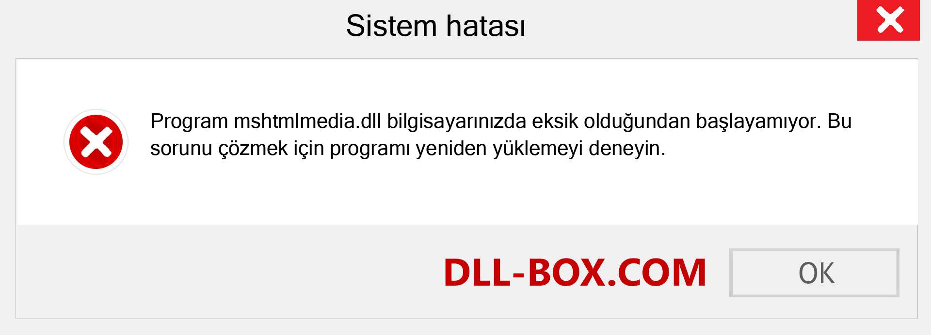 mshtmlmedia.dll dosyası eksik mi? Windows 7, 8, 10 için İndirin - Windows'ta mshtmlmedia dll Eksik Hatasını Düzeltin, fotoğraflar, resimler